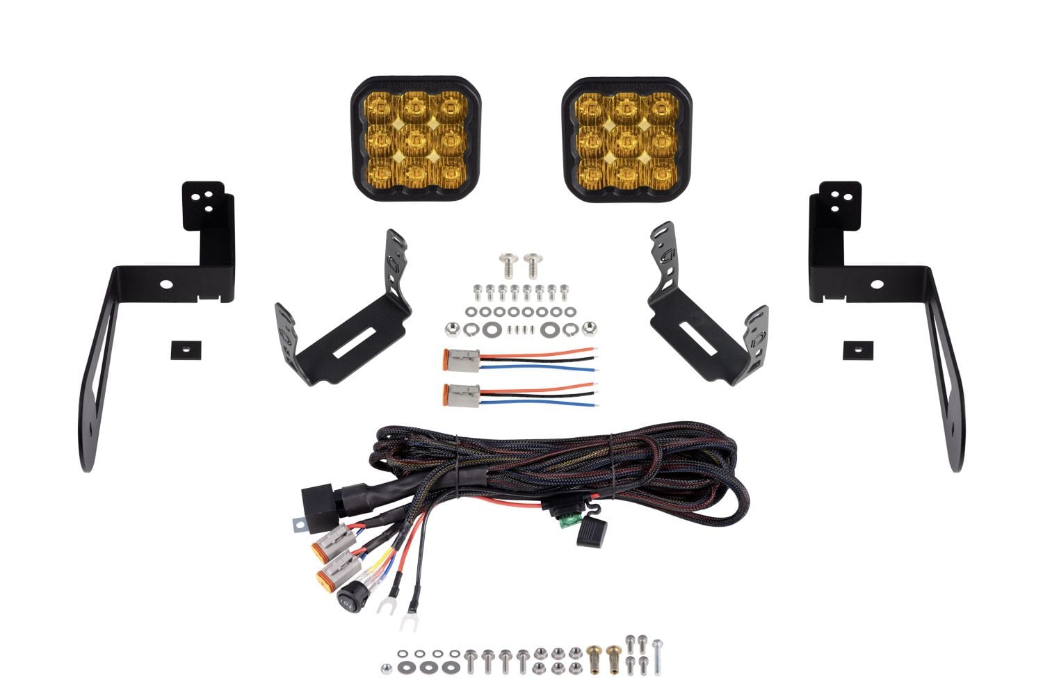 2018, 2017, 2016, 2015, 2014, 2013, 2012, 2011, 2010, 2009, 2008, 2007 Jeep Wrangler Light Bar Mounting Kit