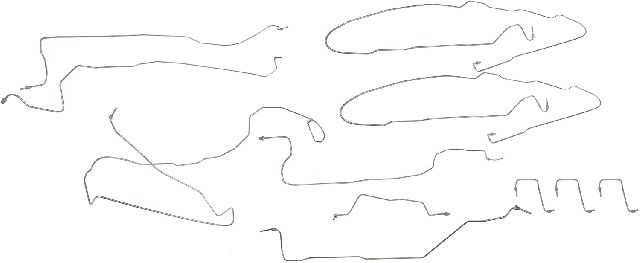 2003-2006 Chevrolet Avalanche 1500 Brake Hydraulic Line Kit (Dorman)