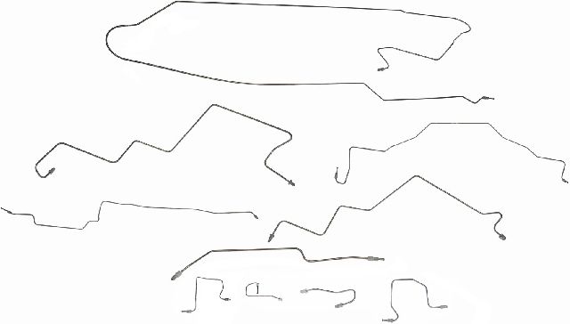2000-2001 Dodge Ram 1500 Brake Hydraulic Line Kit (Dorman)