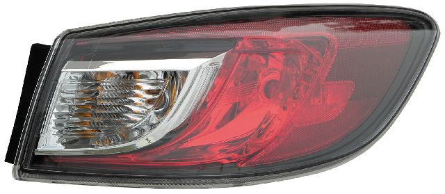 2010-2013 Mazda 3 Tail Light Assembly - Right (Dorman)