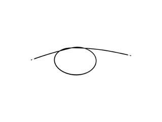 1993-1997 Volvo 850 Hood Release Cable (Dorman)