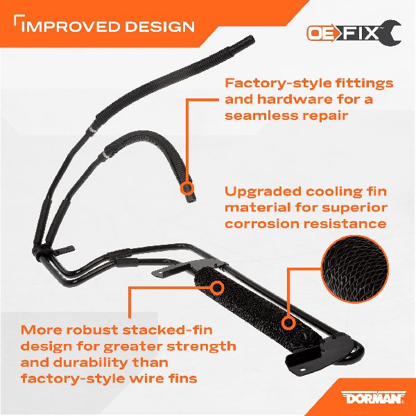 2015-2016 GMC Sierra 2500 HD Power Steering Cooler (Dorman)