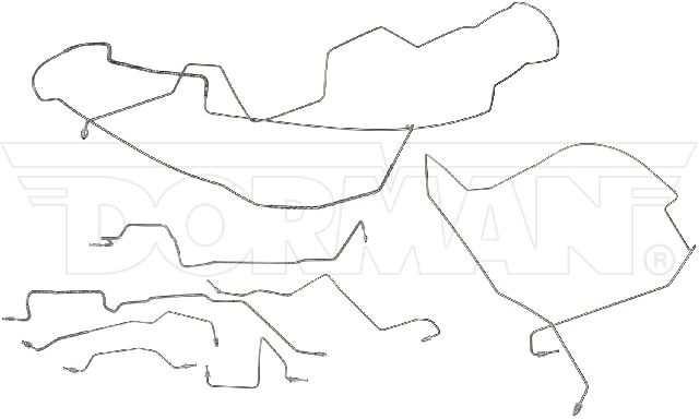 2002 Dodge Dakota Brake Hydraulic Line Kit (Dorman)