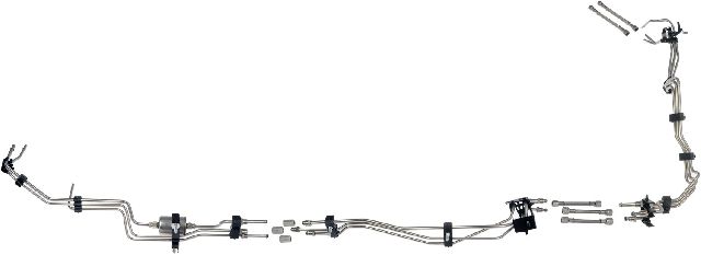 2001-2003 GMC Sierra 3500 Fuel Line - Front (Dorman)