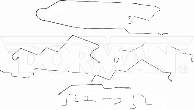 1998-1999 Dodge Ram 1500 Brake Hydraulic Line Kit (Dorman)