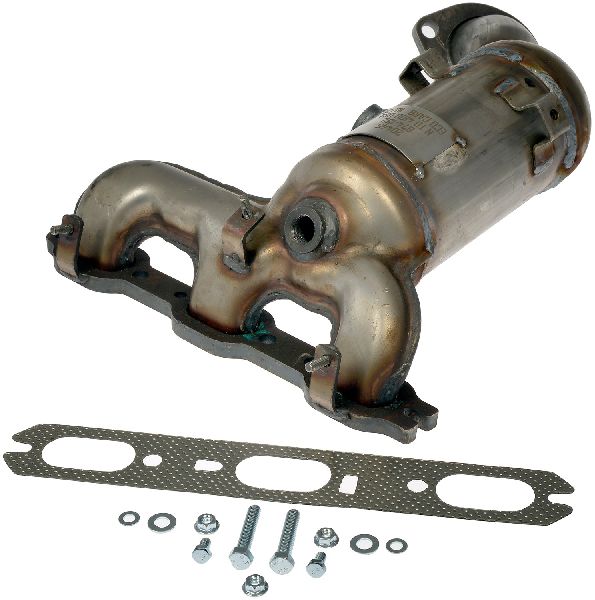 2008-2010 Chrysler Town &amp; Country Catalytic Converter with Integrated Exhaust Manifo - Front (Dorman)