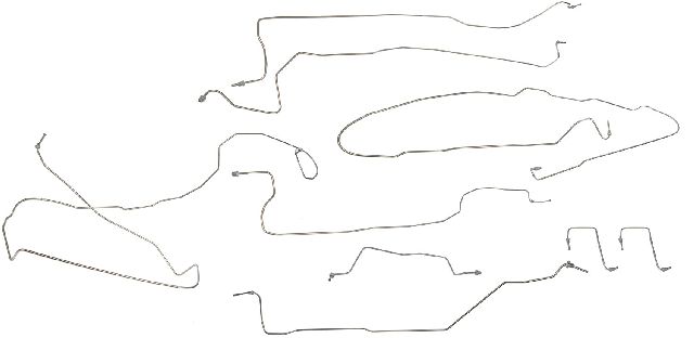 2003-2006 Chevrolet Avalanche 1500 Brake Hydraulic Line Kit (Dorman)