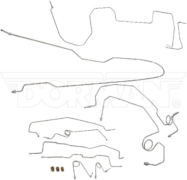 1995-1999 GMC K1500 Suburban Brake Hydraulic Line Kit (Dorman)