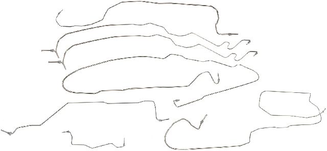 2003-2004 GMC Sierra 2500 Brake Hydraulic Line Kit (Dorman)