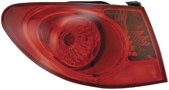 2007-2010 Hyundai Elantra Tail Light Assembly - Left (Dorman)