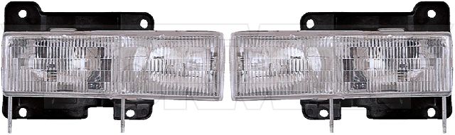 2001-2002 GMC C3500HD Headlight Assembly - Front Left or Front Right (Dorman)