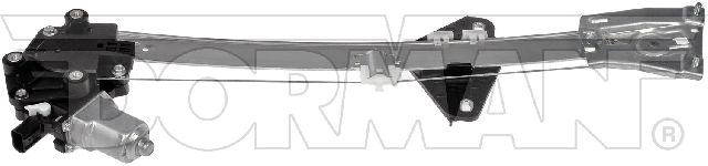 2013-2015 Acura ILX Window Motor and Regulator Assembly - Front Left (Dorman)