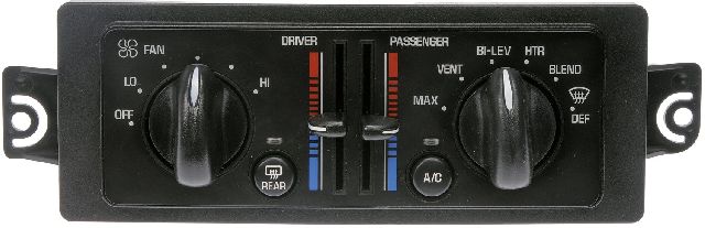 2000-2005 Buick Century HVAC Control Module - Front (Dorman)