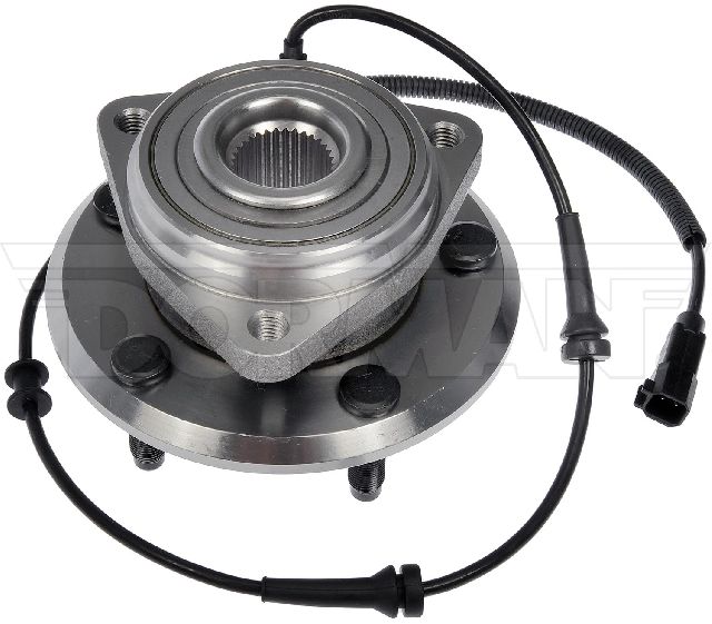 2007-2010 Jeep Wrangler Wheel Bearing and Hub Assembly - Front (Dorman)