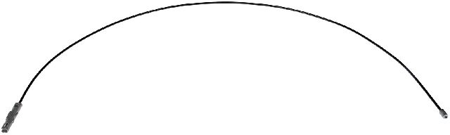 2007-2010 Dodge Ram 2500 Parking Brake Cable - Intermediate (Dorman)