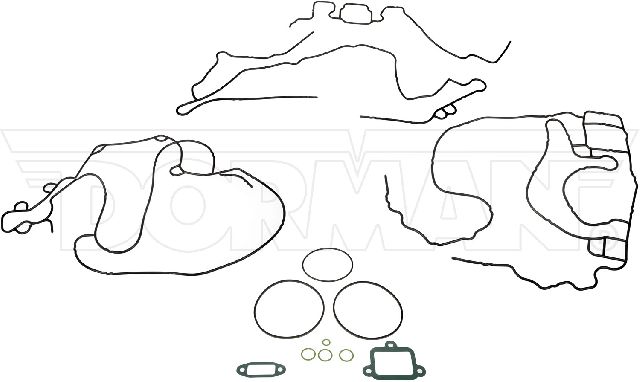 2002-2004 International 4300 Engine Timing Cover Gasket Set (Dorman)