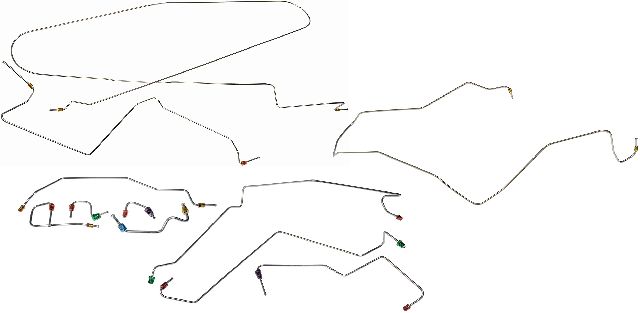 1995-1997 Dodge Ram 1500 Brake Hydraulic Line (Dorman)
