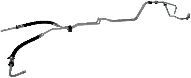 2005-2006 Jeep Wrangler Automatic Transmission Oil Cooler Hose Assembly - Inlet and Outlet (Dorman)