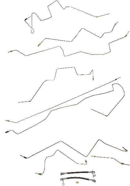 2002-2003 Dodge Ram 1500 Brake Hydraulic Line Kit (Dorman)