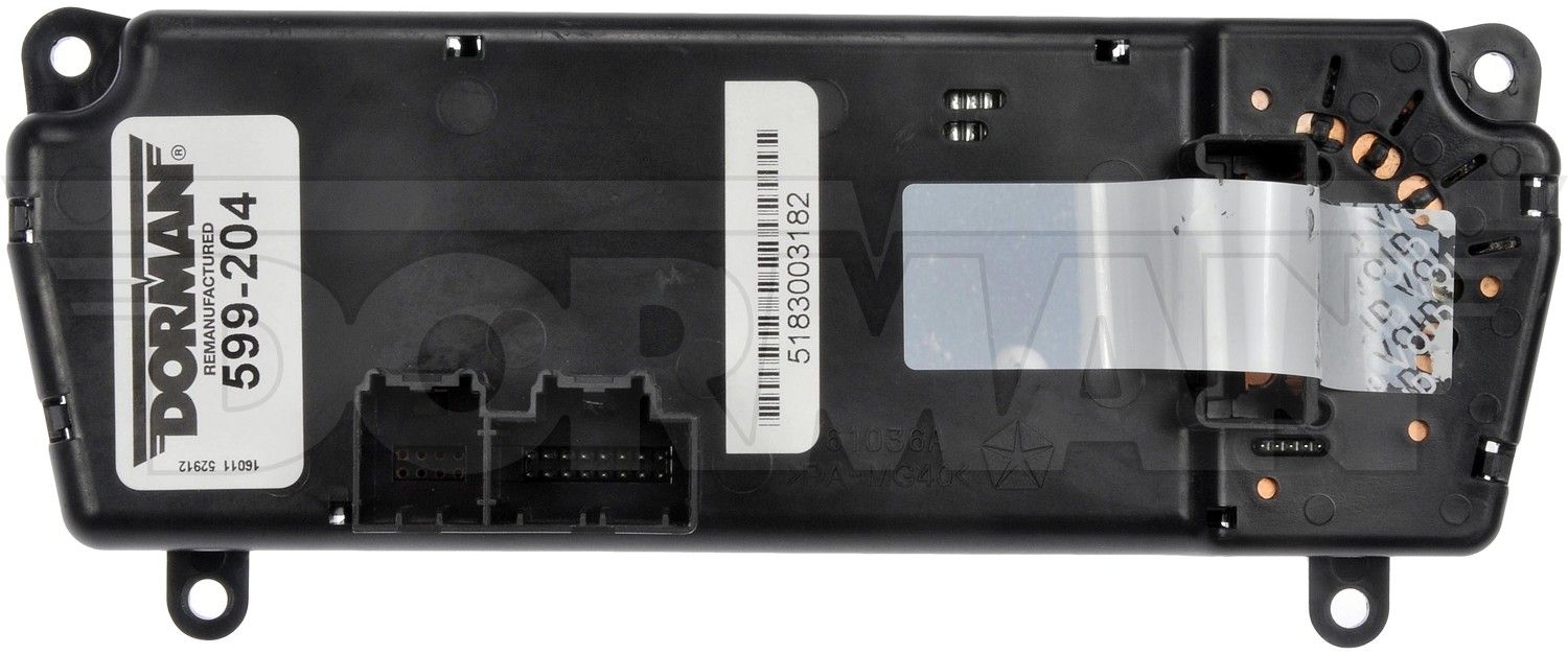 2010 Chrysler Sebring HVAC Control Module