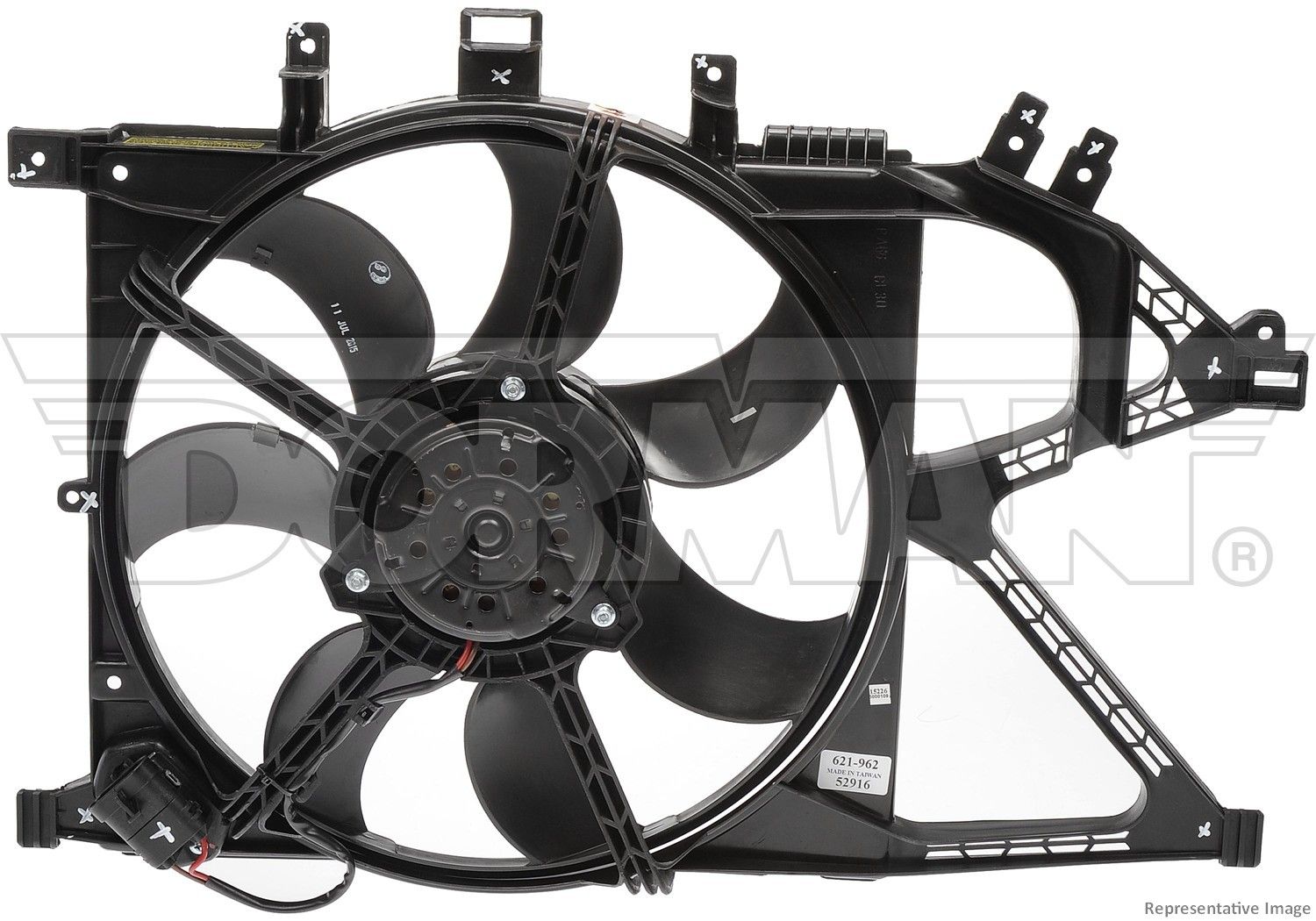 2023, 2022, 2021, 2020, 2019, 2018, 2017, 2016, 2015, 2014 Ram ProMaster 3500 1500 Engine Cooling Fan Assembly