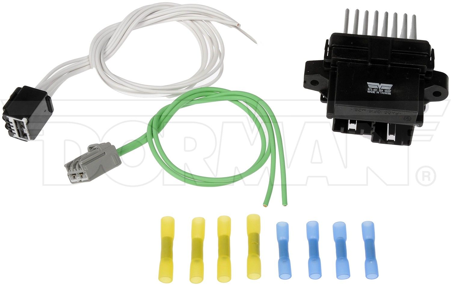 2020, 2019, 2018, 2017, 2016, 2015, 2014, 2013, 2012, 2011, 2010, 2009, 2008 GMC Acadia HVAC Blower Motor Resistor Kit