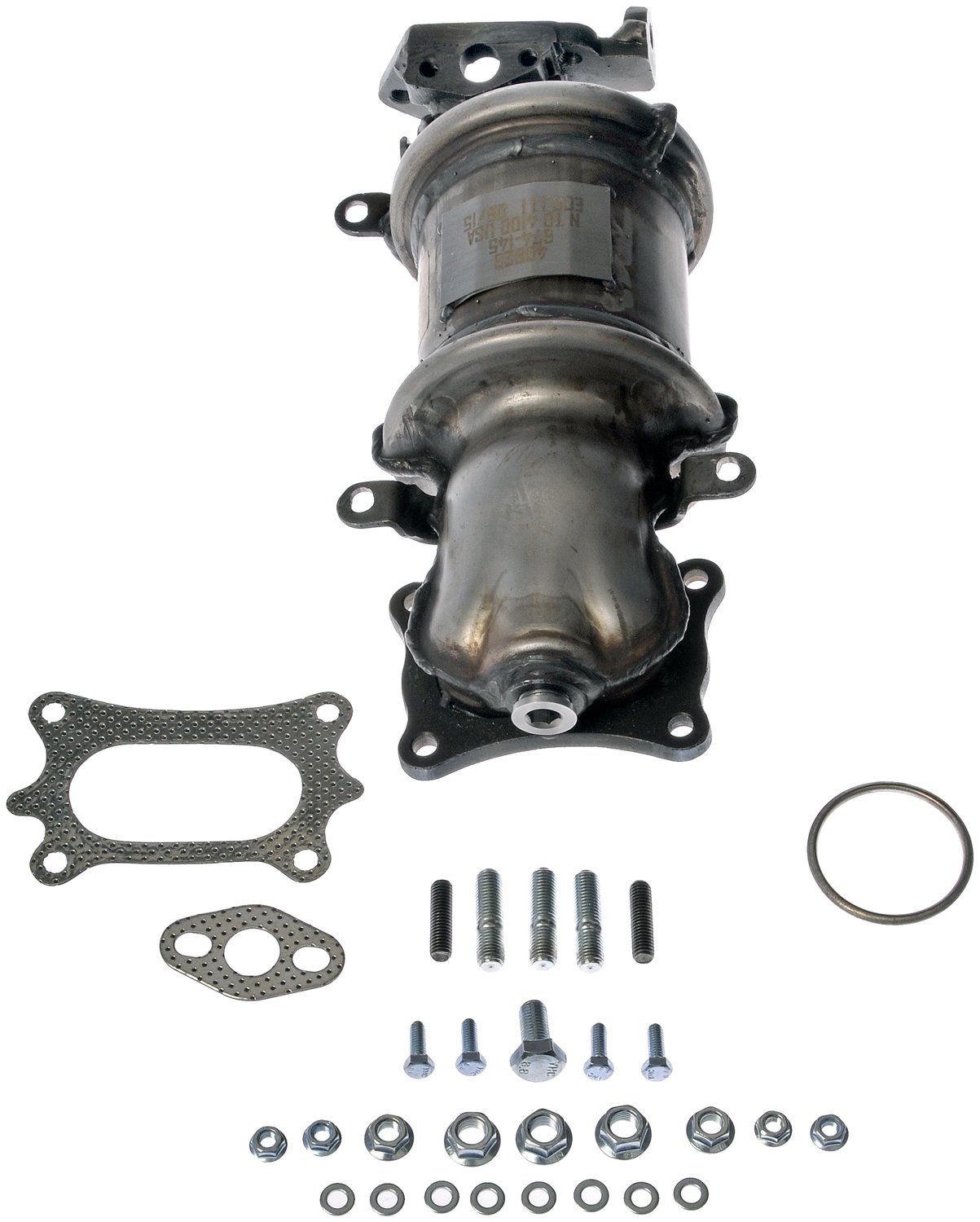 Catalytic Converter with Integrated Exhaust Manifo