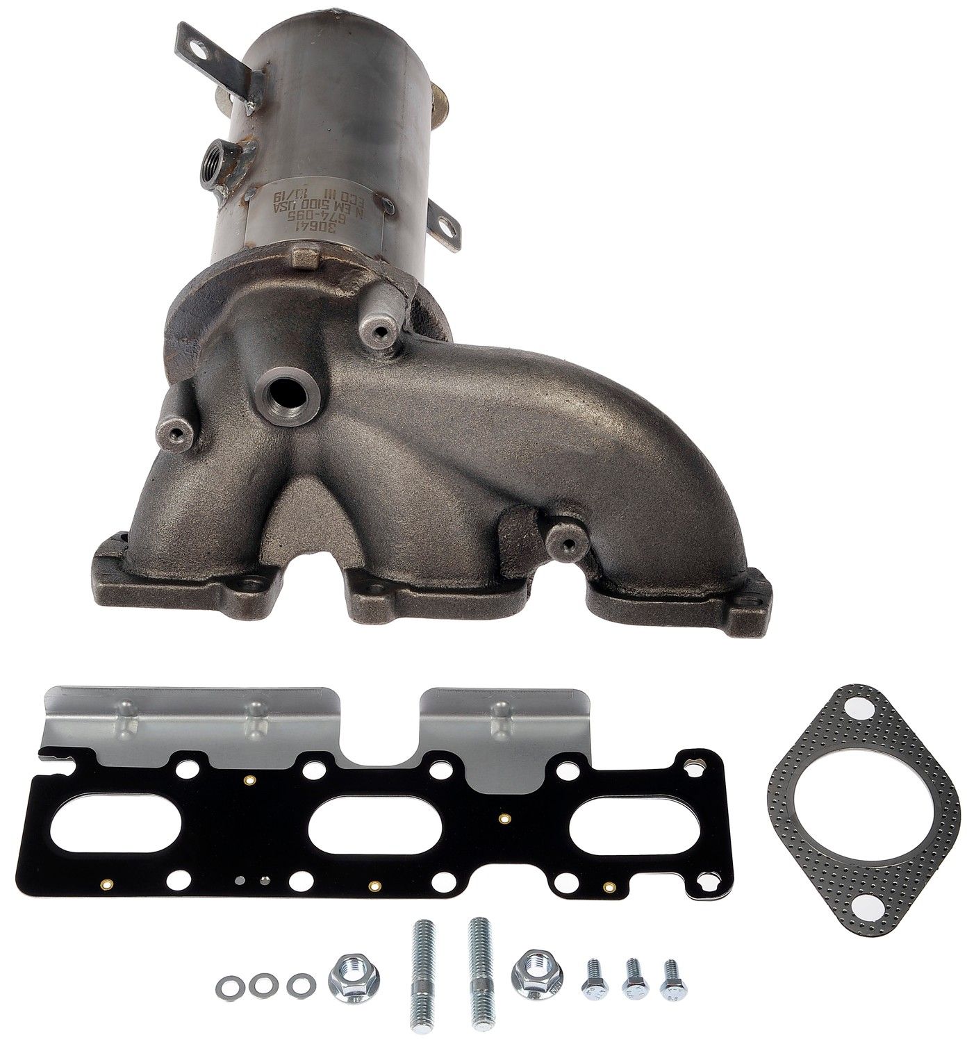 2012 Ford Taurus Catalytic Converter with Integrated Exhaust Manifo