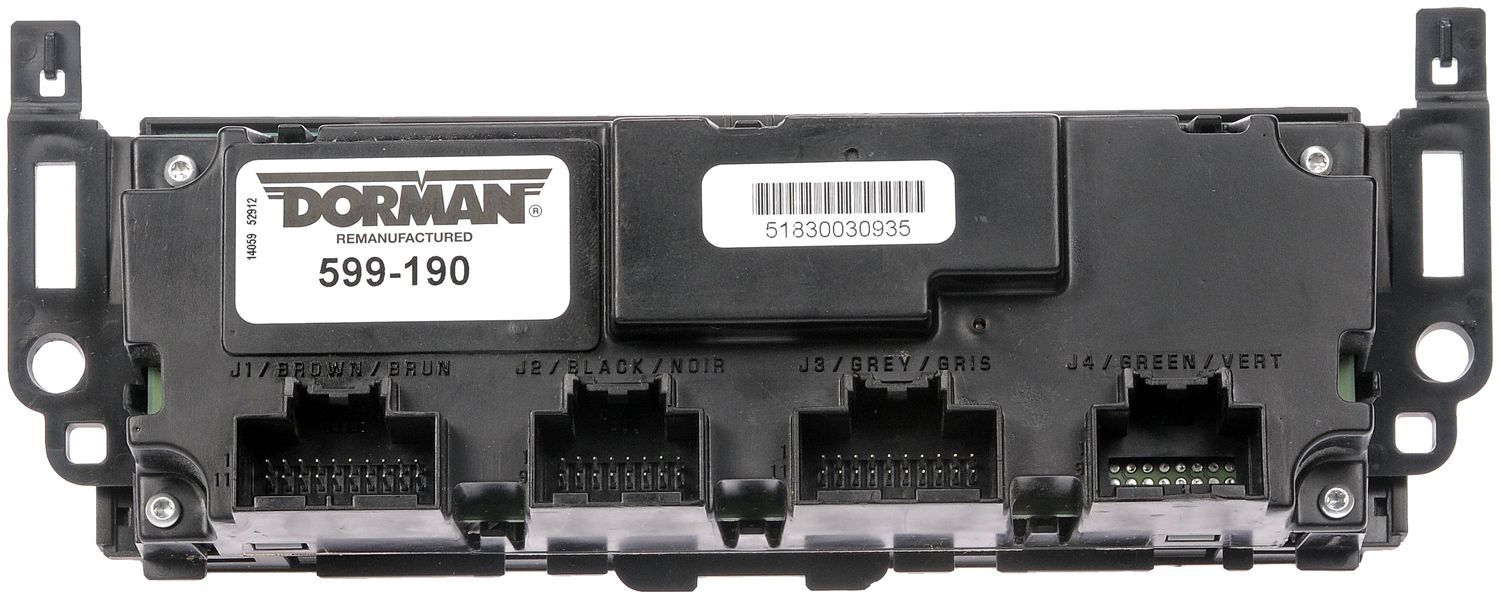 2011, 2010 GMC Sierra 1500 HVAC Control Module