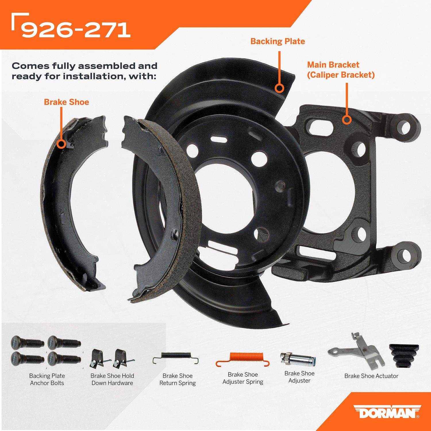2005, 2004, 2003, 2002, 2001, 2000 Ford Excursion Brake Backing Plate