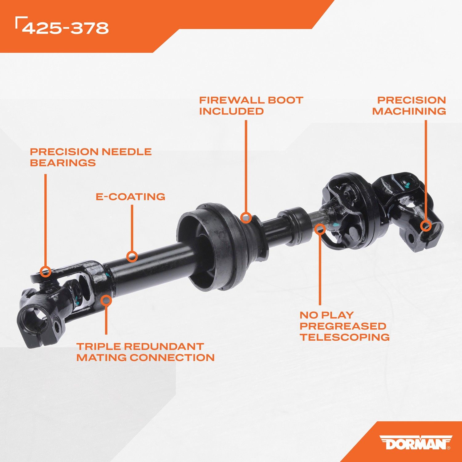 2010, 2009 Ford Flex Steering Shaft
