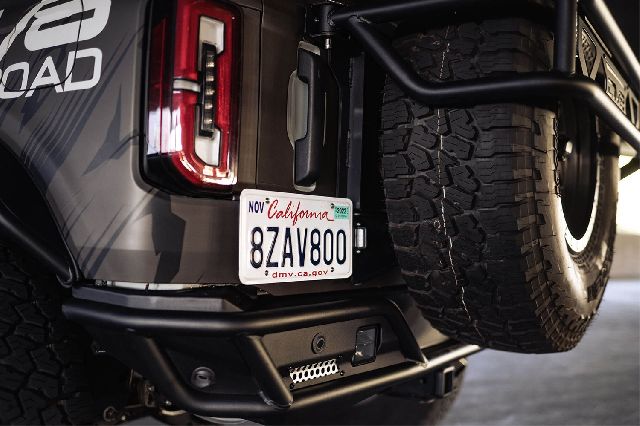 2021-2023 Ford Bronco License Plate Bracket - Rear (DV8 Offroad)