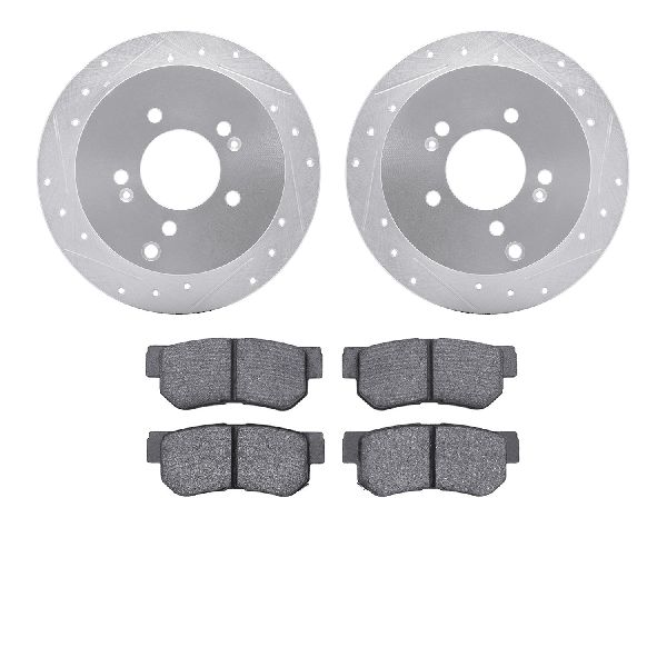2005-2009 Hyundai Tucson Disc Brake Kit - Rear (Dynamic Friction)