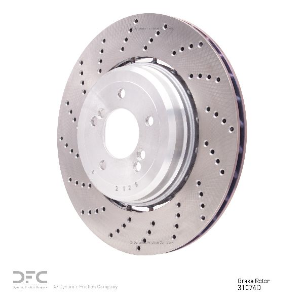 2006-2010 BMW M5 Disc Brake Rotor - Rear Left (Dynamic Friction)