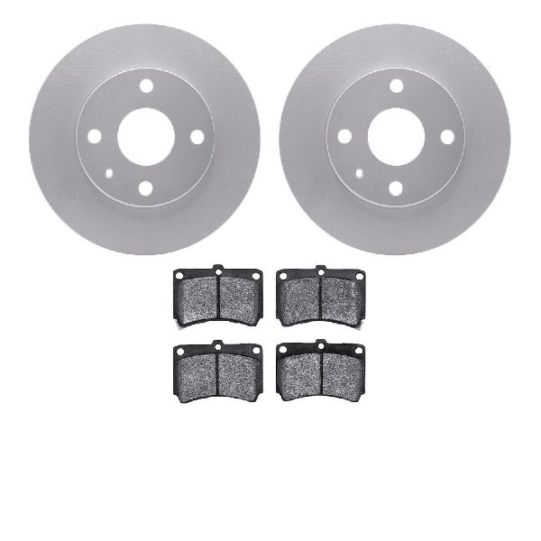 1990-1998 Mazda Protege Disc Brake Kit - Front (Dynamic Friction)