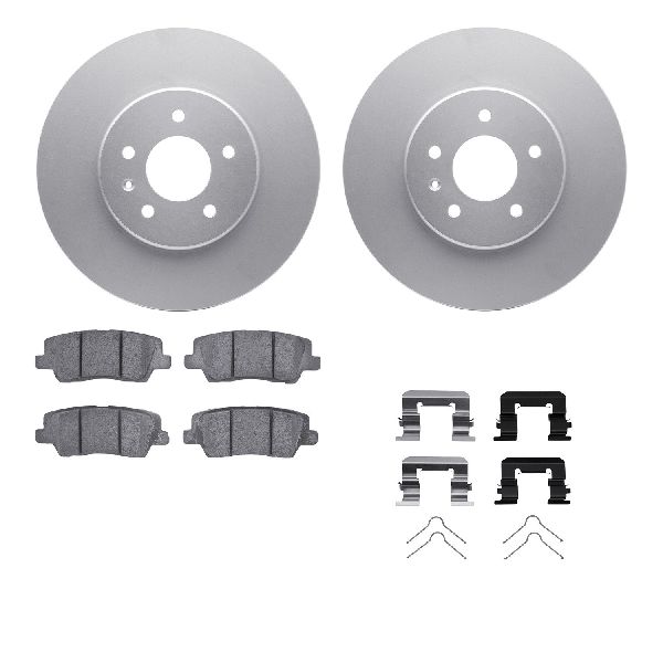2013-2019 Cadillac ATS Disc Brake Kit - Rear (Dynamic Friction)