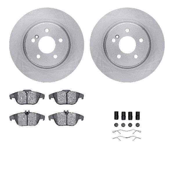 2013-2014 Mercedes-Benz C300 Disc Brake Kit - Rear (Dynamic Friction)