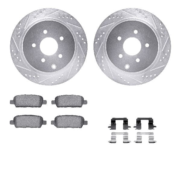 2004-2017 Nissan Quest Disc Brake Kit - Rear (Dynamic Friction)