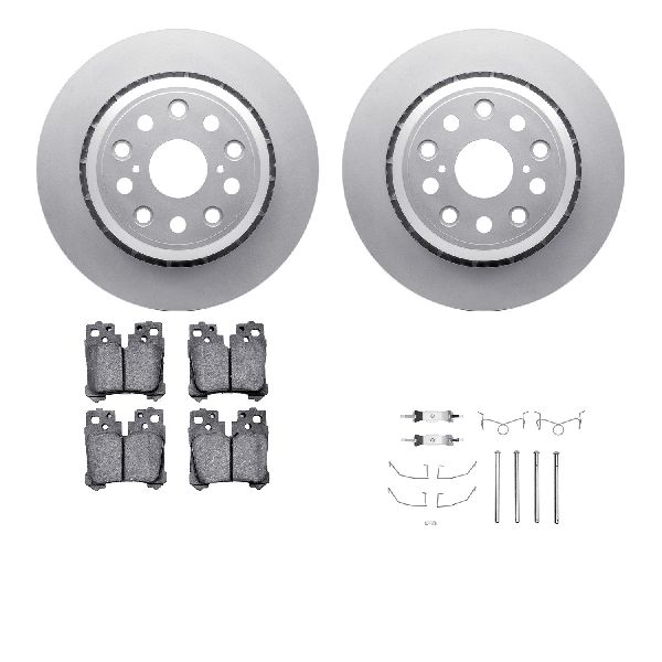2007-2017 Lexus LS460 Disc Brake Kit - Rear (Dynamic Friction)