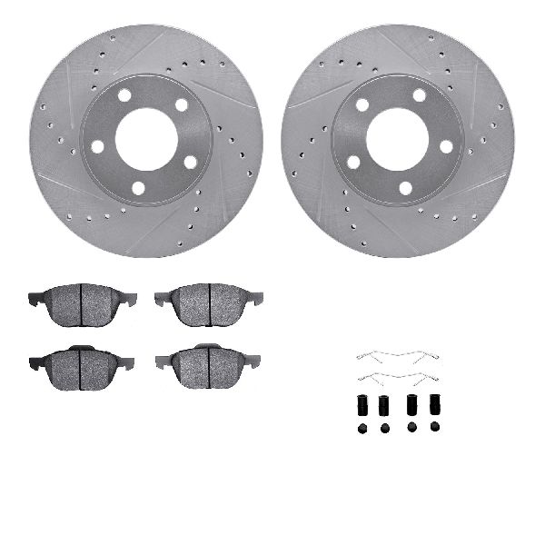 2004-2013 Mazda 3 Disc Brake Kit - Front (Dynamic Friction)