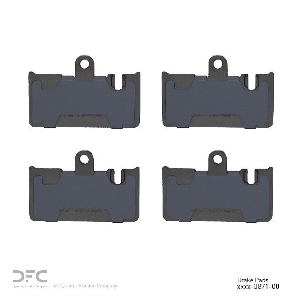 2001-2006 Lexus LS430 Disc Brake Pad Set - Rear (Dynamic Friction)