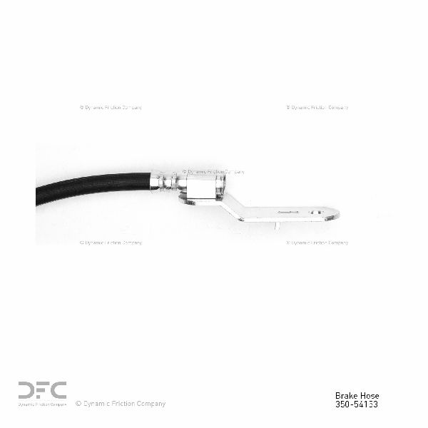 1989-1992 Mercury Cougar Brake Hydraulic Hose - Rear Right or Rear Right Lower (Dynamic Friction)