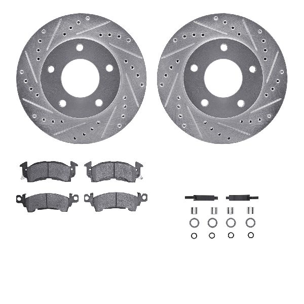 1969-1978 Cadillac Eldorado Disc Brake Kit - Front (Dynamic Friction)