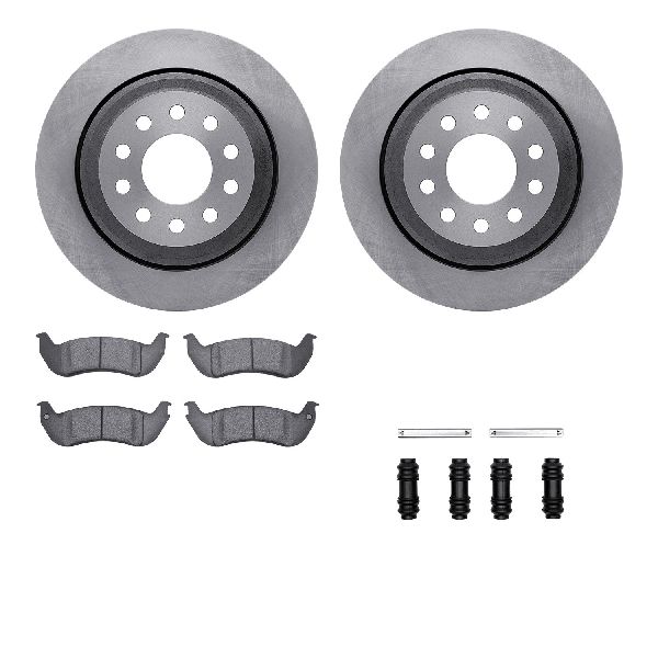 2003-2011 Lincoln Town Car Disc Brake Kit - Rear (Dynamic Friction)