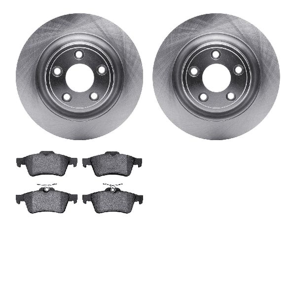 2006-2008 Jaguar S-Type Disc Brake Kit - Rear (Dynamic Friction)