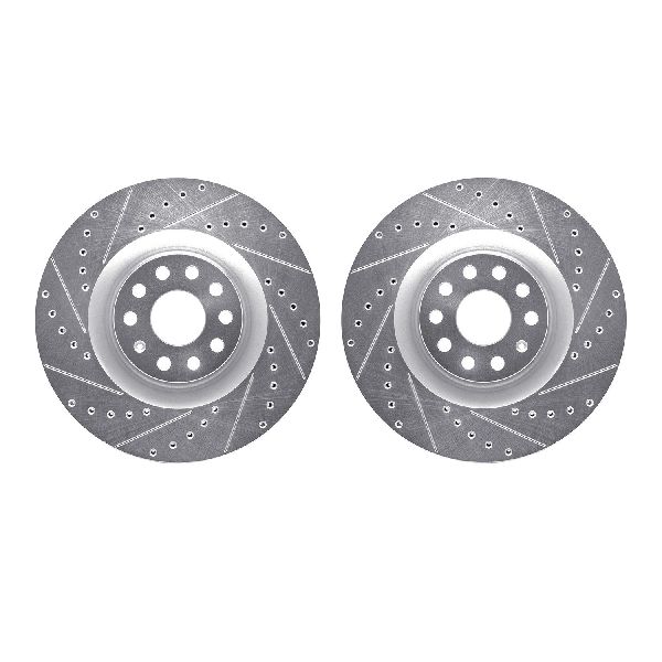 2009-2011 Volkswagen CC Disc Brake Rotor Set - Front (Dynamic Friction)