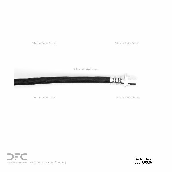 1992-1995 Honda Civic Brake Hydraulic Hose - Front Right (Dynamic Friction)