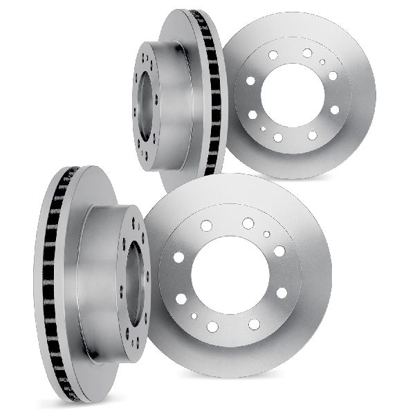 2000-2002 Ford Excursion Disc Brake Rotor Set - Front and Rear (Dynamic Friction)