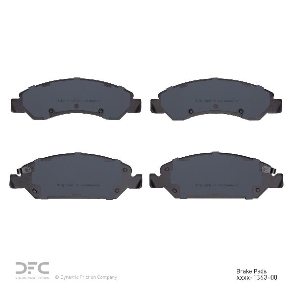 2008-2013 Chevrolet Avalanche Disc Brake Pad Set - Front (Dynamic Friction)