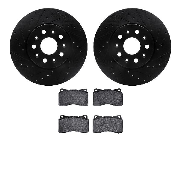 2016-2020 Chevrolet Camaro Disc Brake Kit - Front (Dynamic Friction)